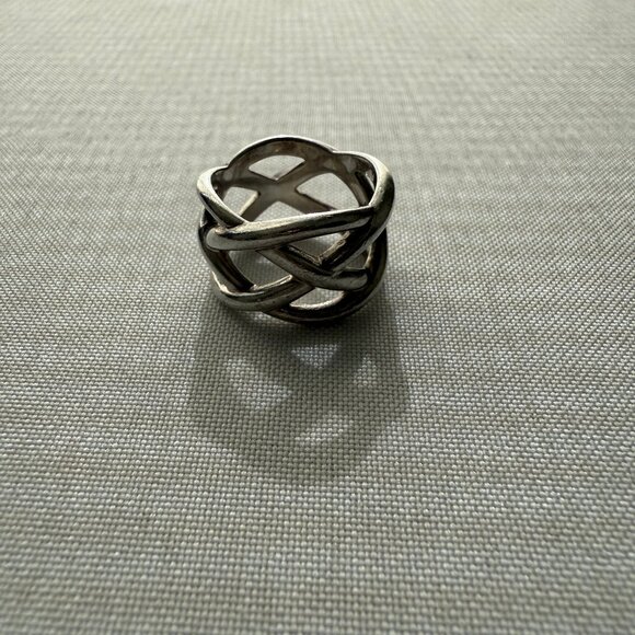 Tiffany & Co. Somerset® Woven Ring in .925 sterling silver - Picture 4 of 4